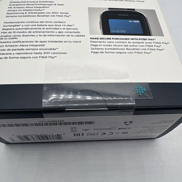 Fitbit Versa 2 Special Edition Activity Tracker - Smoke Woven/Mist Gray - Picture 5 of 6